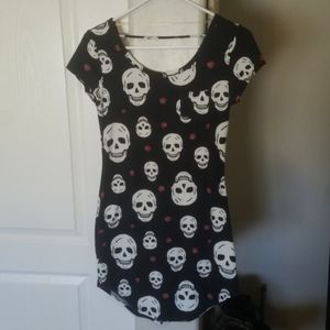 Skull and rose dress